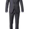ROY ROBSON ROY R. Anzug S00050381694700+295400+704100/A020 Anzug mit Weste, Slim Fit, Schurwolle, Mittelgrau meliert, Grau -Anzüge & Westen Schritte 269832 norm