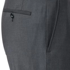 ROY ROBSON ROY R. Anzug S00050381694700+295400+704100/A020 Anzug mit Weste, Slim Fit, Schurwolle, Mittelgrau meliert, Grau -Anzüge & Westen Schritte 269832 norm9