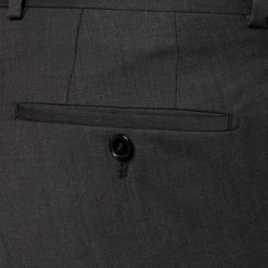 Daniel Hechter Hose 40250/100103/990 Modern Fit, Schurwolle Super120 GUABELLO, Schwarz meliert, Black -Anzüge & Westen Schritte 270185 norm4