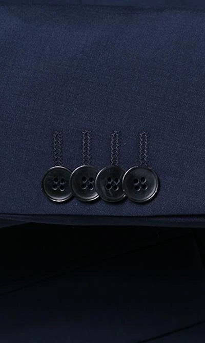 DIGEL Anzug 99832/120033+116062+160008/24 Anzug mit Weste, Modern Fit, Schurwolle Super100 Marzotto, Marine 6 DIGEL Anzug 99832/120033+116062+160008/24 Anzug mit Weste, Modern Fit, Schurwolle Super100 Marzotto, Marine – Bild 4