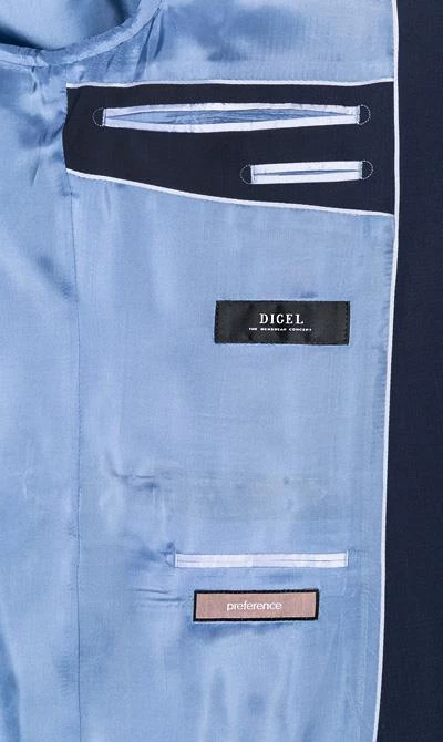 DIGEL Anzug 99832/120033+116062+160008/24 Anzug mit Weste, Modern Fit, Schurwolle Super100 Marzotto, Marine 7 DIGEL Anzug 99832/120033+116062+160008/24 Anzug mit Weste, Modern Fit, Schurwolle Super100 Marzotto, Marine – Bild 5