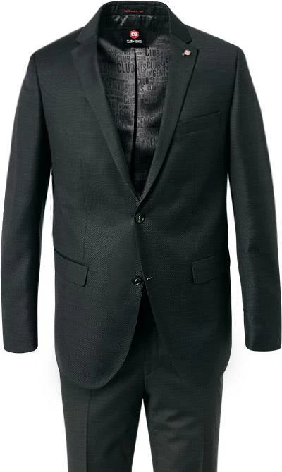 CG Anzug 60/111S1/423682+433053/82 Modern Fit, Schurwolle, Anthrazit meliert, Anthrazit 4 CG Anzug 60/111S1/423682+433053/82 Modern Fit, Schurwolle, Anthrazit meliert, Anthrazit – Bild 2