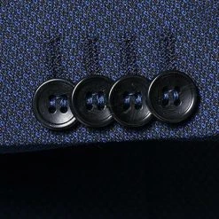 CG Anzug 60/111S1/423682+433053/62 Modern Fit, Schurwolle, Blau gemustert, Marine -Anzüge & Westen Schritte 272667 norm4