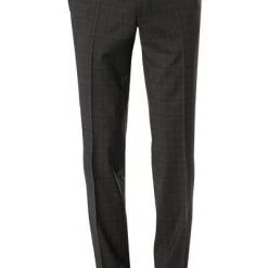 Carl Gross Hose Sascha 60/053N3/332023/82 Modern Fit, Schurwolle Super110, Anthrazit kariert, Anthrazit