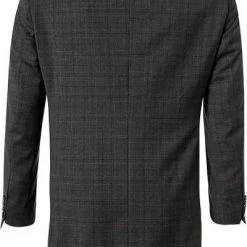 Carl Gross Anzug 60/053N3/323022+332023/82 Modern Fit, Schurwolle Super110, Anthrazit-rot kariert, Anthrazit -Anzüge & Westen Schritte 272682 norm3