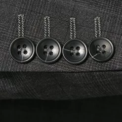 Carl Gross Anzug 60/053N3/323022+332023/82 Modern Fit, Schurwolle Super110, Anthrazit-rot kariert, Anthrazit -Anzüge & Westen Schritte 272682 norm5