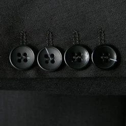 Carl Gross Anzug 57/0039/1751+1075/90 Regular Fit, Schurwolle, Schwarz -Anzüge & Westen Schritte 272841 norm4