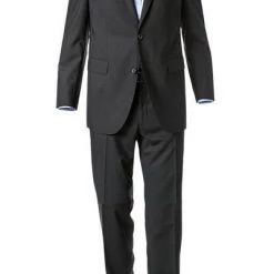 Carl Gross Anzug 57/0039/1751+1075/83 Regular Fit, Schurwolle, Anthrazit meliert, Anthrazit