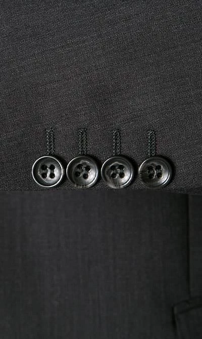 Carl Gross Anzug 57/0039/1751+1075/83 Regular Fit, Schurwolle, Anthrazit meliert, Anthrazit 6 Carl Gross Anzug 57/0039/1751+1075/83 Regular Fit, Schurwolle, Anthrazit meliert, Anthrazit – Bild 4