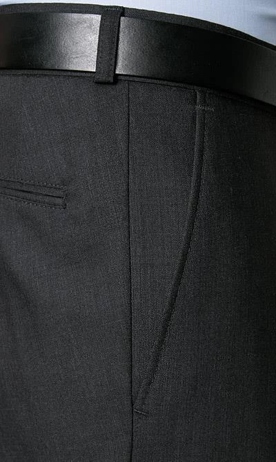 Carl Gross Anzug 57/0039/1751+1075/83 Regular Fit, Schurwolle, Anthrazit meliert, Anthrazit 10 Carl Gross Anzug 57/0039/1751+1075/83 Regular Fit, Schurwolle, Anthrazit meliert, Anthrazit – Bild 8