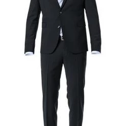 CINQUE Anzug Cipanetti 2298+2198/1501/99 Super Slim, Schurwolle, Schwarz