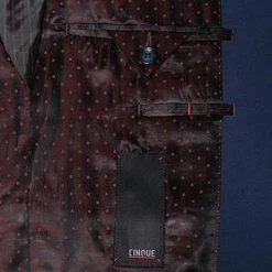 CINQUE Anzug Cipanetti 2298+2198/1501/65 Super Slim, Schurwolle, Blau, Marine -Anzüge & Westen Schritte 273000 norm5