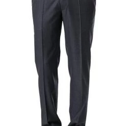 EDUARD DRESSLER Hose Jeff 00510/3B25/28 Shaped Fit, Schurwolle Super140, Graphit meliert, Graphit