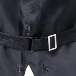 ROY ROBSON Weste 5022/21/719 Slim Fit, Schurwolle Super110 REDA, Dunkelblau kariert, Nachtblau -Anzüge & Westen Schritte 275183 norm3