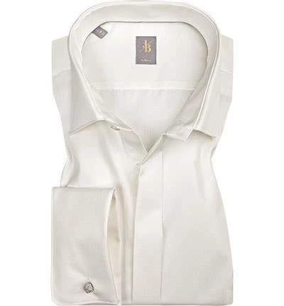 Jacques Britt Slim Fit Gala-Scala UMA 960268/02 Hemd, Popeline, Ecru 3 Jacques Britt Slim Fit Gala-Scala UMA 960268/02 Hemd, Popeline, Ecru