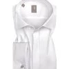 Jacques Britt Slim Fit Gala-Venezia UMA 960267/01 Hemd, Popeline, Weiß -Anzüge & Westen Schritte 276902 norm
