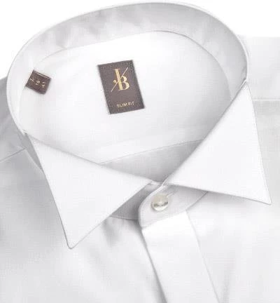 Jacques Britt Slim Fit Gala-Venezia UMA 960267/01 Hemd, Popeline, Weiß 4 Jacques Britt Slim Fit Gala-Venezia UMA 960267/01 Hemd, Popeline, Weiß – Bild 2