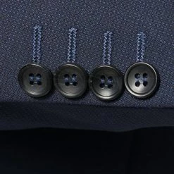 Carl Gross Anzug 60-045N1/323022+332023/63 Modern Fit, Schurwolle, Navy meliert, Marine -Anzüge & Westen Schritte 277814 norm5