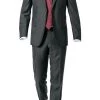 Carl Gross Anzug 60/048N1/324972+338323/82 Modern Fit, Schurwolle, Grau meliert, Anthrazit -Anzüge & Westen Schritte 277840 norm