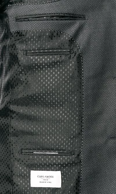 Carl Gross Anzug 60/048N1/324972+338323/82 Modern Fit, Schurwolle, Grau meliert, Anthrazit 8 Carl Gross Anzug 60/048N1/324972+338323/82 Modern Fit, Schurwolle, Grau meliert, Anthrazit – Bild 6
