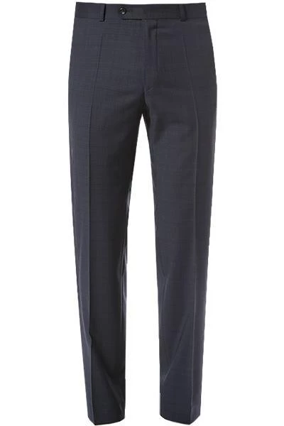 Carl Gross Hose Sascha 60/053N3/332023/63 Modern Fit, Schurwolle Super110 REDA, Dunkalblau kariert, Nachtblau 4 Carl Gross Hose Sascha 60/053N3/332023/63 Modern Fit, Schurwolle Super110 REDA, Dunkalblau kariert, Nachtblau – Bild 2
