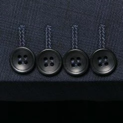 Carl Gross Anzug 60/053N3/323022+332023/63 Modern Fit, Schurwolle Super110 REDA, Dunkelblau kariert, Nachtblau -Anzüge & Westen Schritte 281273 norm5