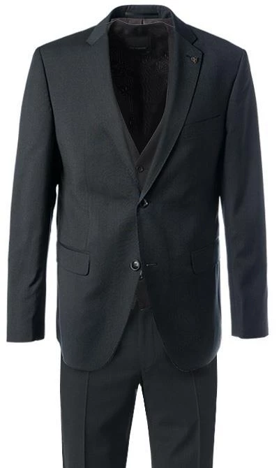 ROY ROBSON Anzug 5000/3042+0340+30/009 Anzug mit Weste, Regular Fit, Schurwolle Super110 REDA, Anthrazit meliert, Anthrazit 5 ROY ROBSON Anzug 5000/3042+0340+30/009 Anzug mit Weste, Regular Fit, Schurwolle Super110 REDA, Anthrazit meliert, Anthrazit – Bild 3