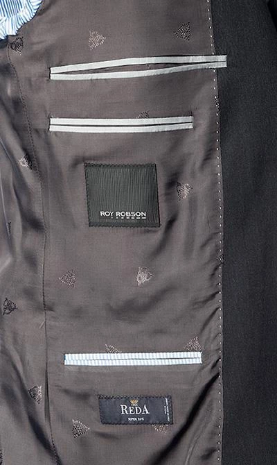 ROY ROBSON Anzug 5000/3042+0340+30/009 Anzug mit Weste, Regular Fit, Schurwolle Super110 REDA, Anthrazit meliert, Anthrazit 10 ROY ROBSON Anzug 5000/3042+0340+30/009 Anzug mit Weste, Regular Fit, Schurwolle Super110 REDA, Anthrazit meliert, Anthrazit – Bild 8