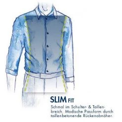 Botthof Smokinghemd Slim Kläppchen 37-85-292/10 Slim Fit, Popeline, Weiß -Anzüge & Westen Schritte 284942 norm3