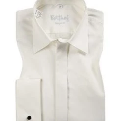 Botthof Hemd Regular UMA Kent 55-172/12 Regular Fit, Popeline, Ecru, Perlmut