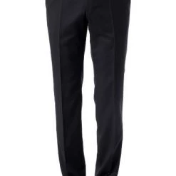 BOSS Smoking Hose Ledan Cyl 50379911/001 Regular Fit, Schurwolle Super 120 GUABELLO, Schwarz, Black