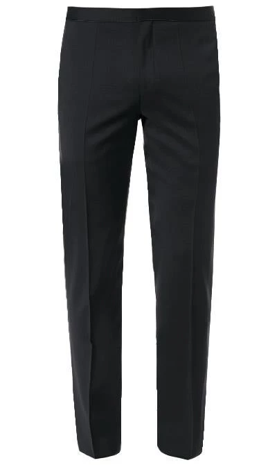 BOSS Smoking 50379909+50379911/001 Smoking Jefron-Ledan, Regular Fit, Schurwolle Super120, Schwarz, Black 10 BOSS Smoking 50379909+50379911/001 Smoking Jefron-Ledan, Regular Fit, Schurwolle Super120, Schwarz, Black – Bild 8