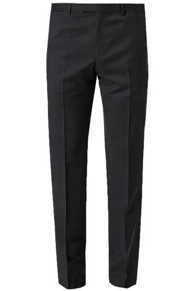 BOSS Hose Lenon1 50380505/001 Regular Fit, Schurwolle, Schwarz meliert, Schwarz 4 BOSS Hose Lenon1 50380505/001 Regular Fit, Schurwolle, Schwarz meliert, Schwarz – Bild 2