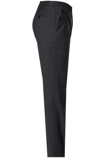 BOSS Hose Lenon1 50380505/001 Regular Fit, Schurwolle, Schwarz meliert, Schwarz 5 BOSS Hose Lenon1 50380505/001 Regular Fit, Schurwolle, Schwarz meliert, Schwarz – Bild 3