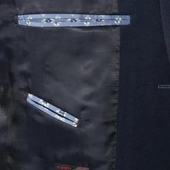 bugatti Anzug Fit Flexcity 793400+788500/99710/380 Modern Fit, Schurwoll-Stretch Flexcity, Dunkelblau meliert, Marine -Anzüge & Westen Schritte 287923 norm5