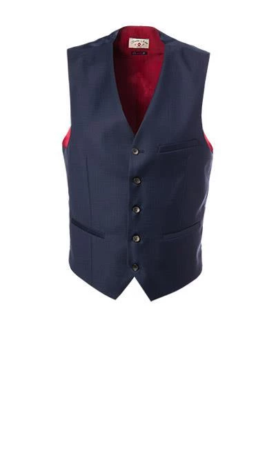 CG Anzug 40/016N0/423732+433103+441023/63 Anzug mit Weste, Slim Fit, Schurwolle, Navy, Marine 6 CG Anzug 40/016N0/423732+433103+441023/63 Anzug mit Weste, Slim Fit, Schurwolle, Navy, Marine – Bild 4