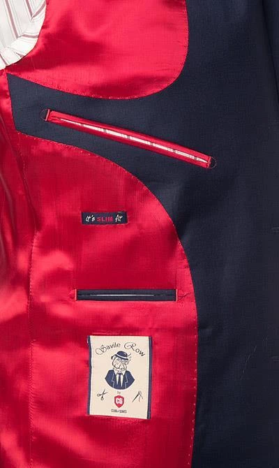 CG Anzug 40/016N0/423732+433103+441023/63 Anzug mit Weste, Slim Fit, Schurwolle, Navy, Marine 8 CG Anzug 40/016N0/423732+433103+441023/63 Anzug mit Weste, Slim Fit, Schurwolle, Navy, Marine – Bild 6