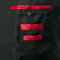 HUGO Anzug Alister/Henford 50375345+50375354/001 Anzug Alister-Henford, Extra Slim Fit, Schurwolle, Schwarz , Schwarz -Anzüge & Westen Schritte 288372 norm5