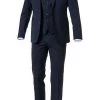 ROY ROBSON Anzug 5070-3902+0340+30/017 Anzug mit Weste, Regular Fit, Schurwolle, Marine, Mittelblau