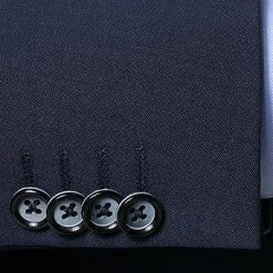 ROY ROBSON Anzug 5070-3902+0340+30/017 Anzug mit Weste, Regular Fit, Schurwolle, Marine, Mittelblau -Anzüge & Westen Schritte 288572 norm5