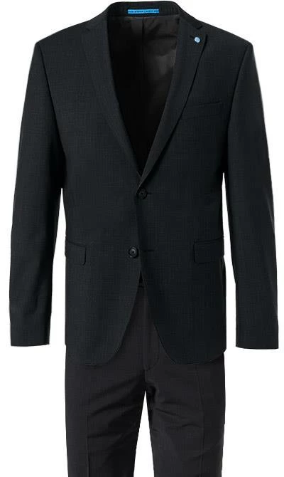 Pierre Cardin Anzug 52261+72240/850/55821/2000 Regular Fit, Schurwoll-Stretch Futureflex, Anthrazit meliert, Anthrazit 5 Pierre Cardin Anzug 52261+72240/850/55821/2000 Regular Fit, Schurwoll-Stretch Futureflex, Anthrazit meliert, Anthrazit – Bild 3