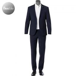 Pierre Cardin Anzug 52261+72240/810/55801/3050 Regular Fit, Schurwoll-Stretch Futureflex, Navy