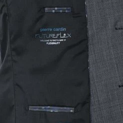 Pierre Cardin Anzug 52261+72240/810/55851/2100 Regular Fit, Schurwoll-Stretch Futureflex, Grau meliert, Anthrazit -Anzüge & Westen Schritte 293089 norm5