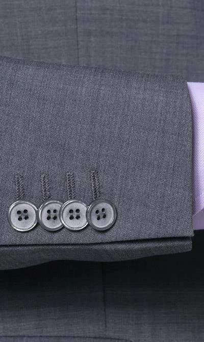 Daniel Hechter Anzug 40201+40250/100105/920 Modern Fit, Schurwoll-Stretch, Grau meliert, Grau 6 Daniel Hechter Anzug 40201+40250/100105/920 Modern Fit, Schurwoll-Stretch, Grau meliert, Grau – Bild 4