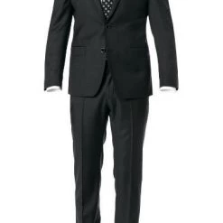 ROY ROBSON Anzug 5067/2042+0240/009 Slim Fit, Schurwolle Super110 Lanificio F.lli Cerruti, Anthrazit meliert, Anthrazit
