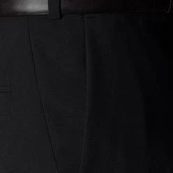 DIGEL Anzug 99832/120033+116062+160008/10 Anzug mit Weste, Modern Fit, Schurwolle Super100 Marzotto, Schwarz -Anzüge & Westen Schritte 296843 norm8