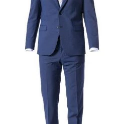 DIGEL Anzug Modern Fit 99603/121058+111066/22 Schurwolle, Marineblau, Blau