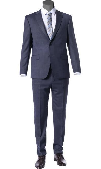 DIGEL Anzug Modern Fit 99602/121058+111066/22 Schurwolle, Rauchblau, Blau 3 DIGEL Anzug Modern Fit 99602/121058+111066/22 Schurwolle, Rauchblau, Blau