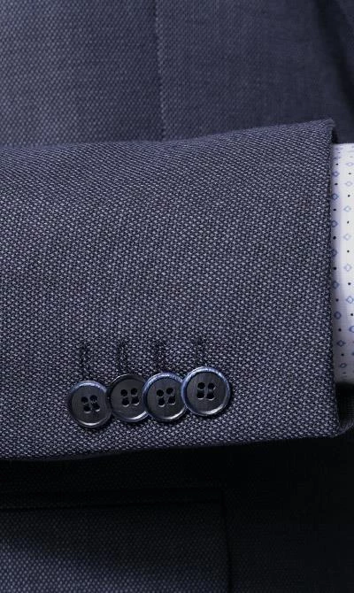 DIGEL Anzug Modern Fit 99602/121058+111066/22 Schurwolle, Rauchblau, Blau 6 DIGEL Anzug Modern Fit 99602/121058+111066/22 Schurwolle, Rauchblau, Blau – Bild 4