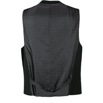 DIGEL Weste Modern Fit Dan 99656/160008/10 Schurwolle REDA, Schwarz 4 DIGEL Weste Modern Fit Dan 99656/160008/10 Schurwolle REDA, Schwarz – Bild 2